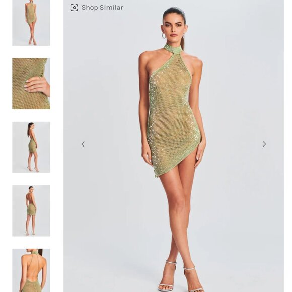 ISO - Retrofete X May Mashiah Gemma OR Quartz Dress in Silver OR Green Medium - Picture 2 of 5